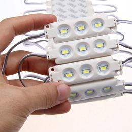 1.5W 3 Leds SMD 5730 Led Module Injection ABS Plastic Waterproof IP66 White Warm White Blue Green Backlight 12V led light 1000