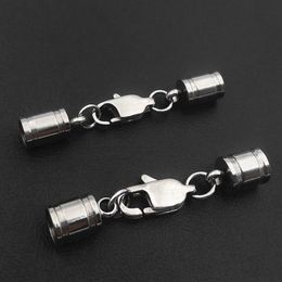 Wholesale Leather Cord End Crimps clasps With multi shape Lobster Clasp for DIY Jewellery Findings Accessories Wholesale