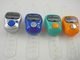 Free Shipping LCD Electronic Digital Golf Finger Hand Ring Tally Tasbeeh Tasbih Counter