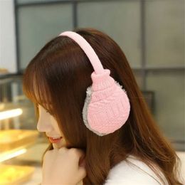 Women Men Winter Warm Knitted Earmuffs Ear Package Yarn Thermal Cover Ears Earmuffs 9 Colours 12pcs/lot