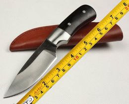 -Высокая твердость 60 RHC Hand - кованый высокоуглеродистый стальной охотничий нож для выживания на открытом воздухе фиксированный лезвие ножа Отправить кобуру