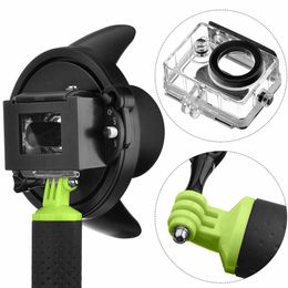 Freeshipping Fashion 4" Portable Diving Dome Port for Xiaomi Yi Camera Underwater Photography Cover With Floating Bobber Xiaoyi Accessories