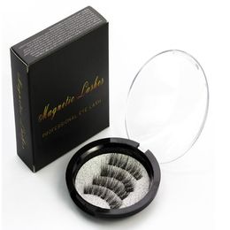 hree magnetic Eye Lashes 3D Reusable False Magnet Eyelashes Extension 3D Eyelash Extension Magnetic Eyelashes 4pcs/set