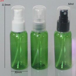 30 x 50ml High Quality Green Perfume Mist Sprayer Bottle With Full Cover 50cc Cosmetic Packaging