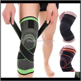 Elbow 1Pc Kneepad Elastic Bandage Pressurized Pads Knee Support Protector For Fitness Sport Running Cycling Breathable Brace1 Qwr Ci1Dz
