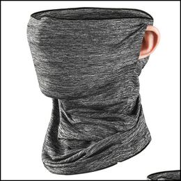 Protective Gear Cycling Sports Outdoorscycling Caps & Masks 1 Pcs Breathable Neck Scarf Unisex Ice Silk Climbing Bandana Turban Motorcycle B