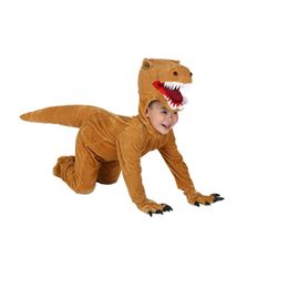 Mascot doll costume Kids T-rex Costumes Performannce Costumes Short Sleeve Animals Theme Dinosaur Jumpsuit Children Birthday Party Role Play