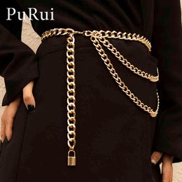 Fashion Belt Punk Local Pendant High Waist Chain Gold Sliver Color Sexy Body Jewelry Female Trendy Clothing Accessories