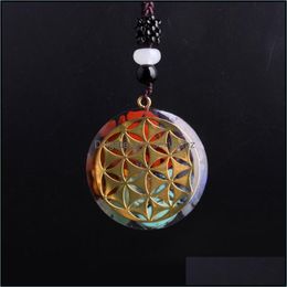 & Pendants Jewellery Pendant Necklaces Arrival Orgone Energy Necklace Resin Natural Stone Generator Chakra Protection Pendum For Drop Delivery