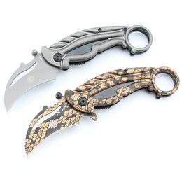 Claw knife X63 coating Tactical Survival tool utility camping outdoors folding combat hunting pocket knives