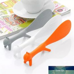 1pc Cartoon Squirrel Shape Rice Ladle Non Stick Rice Scoop Paddle Cream Sushi Meal Spoon Kitchen Supplies