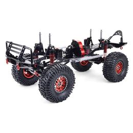 ZD Racing SCX10 1/10 4WD CNC All Metal Carbon Fiber RC Car Frame + 540 Motor + 60A Waterproof ESC + M1500 Servo