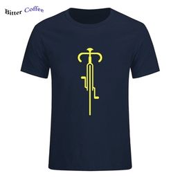 Bike Lines Cycling Novelty Creative Mens Men T Shirt Tshirt Summer Short Sleeve O Neck Cotton Casual T-shirt Top Tee 210716