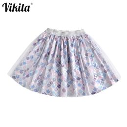 VIKITA Infant Tutu Skirt Girl Pettiskirt Ball Gown Princess Party Ballet Dance Tulle Mini Skirts Baby Girls Clothes 210331