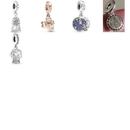 NEW 2021 100% 925 Sterling Silver Rose Love Santa Claus charm Fit DIY Original Bracelet Fshion Jewellery Gift1