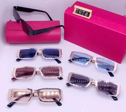 7078 Fashion Sunglasses UV Protection for men and Women Vintage square Metal Frame Top Quality Come With Case classic sunglasse
