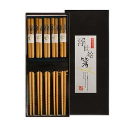 23CM Japanese Wooden Chopsticks Of Pointed Chopsticks Commonly Used In Home Use Dinner Chopstickes 1 Set=5 Pairs