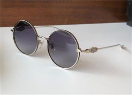 Vintage fashion design sunglasses GORGINA-I round metal frame light and comfortable top quality versatile style uv400 protective eyewear