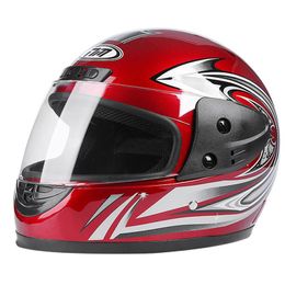 Motorcycle Helmets Removable Bib Modular Dual Lens Motocross Helmet Full Face Safe One Size