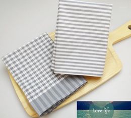 40x60cm Strip Plaid Table Napkin Cotton Kitchen Towel Tableware Cleaning Cloth Towel 2pcs/lot1