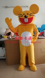 Mascot Costumes Mouse Mascot Costume Big Ears Rat Mascot Adult Outfits Carnival Halloween Easter Festival New Year Costume for Sale