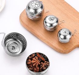 2021 tainless Steel Mesh Tea Ball Infuser Teas Strainer Philtres Interval Diffuser Home Kitchen Teaware tools