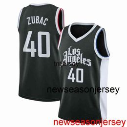 Cheap Custom Ivica Zubac #40 2020-21 Swingman Jersey Stitched Mens Women Youth XS-6XL Basketball Jerseys
