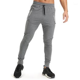 Running Pants Quick Dry Mens Gym Sports Leggings Jogging Fitness Trousers Zipper Pockets Basketball