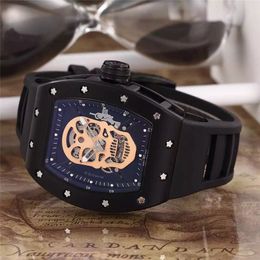 Mans sport watch quality Male watches Quartz Stopwatch Chronograph wristwatch Blue dial black Leather strap 013250l