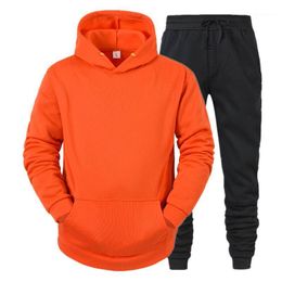Tracksuit Men Sets Hoodies + Pants Spring Autumn Hoodie Slim Fit Sweatpants Set Mens Pant Hip Hop Men's & Sweatshirts