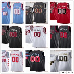 Custom Screen Printed Rose Zach Coby LaVine White Otto Wendell Porter Carter Jr. Thaddeus Lauri Young Markkanen Devon Daniel Dotson Gafford Jerseys