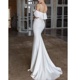 Summer Women Long Party Off Shoulder Ruffle White Lace Sexy Bodycon Maxi Dress 210415