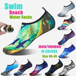 Unisex Water Shoes Summer Aqua Upstream Shoes Men Beach Slippers Woman River Sea Sandals Diving Swimming Socks Tenis Masculino X0728