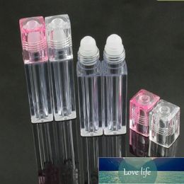 3 Pieces 6.5ml Square Lip Gloss Oil Roll On Bottle Portable Empty Refillable Makeup Container Tube Vials Lipgloss Bottle Factory price expert design Quality Latest