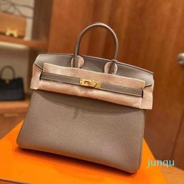 Designer Top Quality Tote Bag Handmade Togo Handbags Imitation Brands Classic Fashion Women Purse Cowhide Leather Pochette Clutch