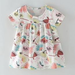 Brand Quality Cotton Children Princess One-piece Dress Baby Girl Clothes Infant Bebe Toddler Kids Summer Beach Dresses for Girls Q0716