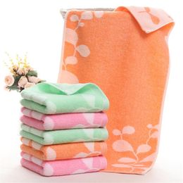 Towel 115g/pc 35x76cm 100% Brocade Face Soft Elegant Cotton Terry Bathroom Hand Towels