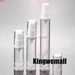 10ml transparent airless vacuum pump lotion bottle with sprayer used for Cosmetic Container,vacuum spray bottlegoods