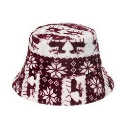 Autumn and Winter New European and American Retro Classic Plush Bucket Hat Christmas Fisherman Hat