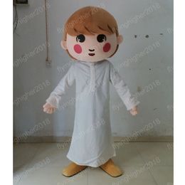 Halloween arabic boy Mascot Costume High Quality Cartoon Anime theme character Carnival Unisex Adults Outfit Christmas Birthday Party Dress