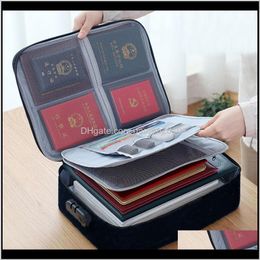 Bags Large Capacity Document Storage Bag Waterproof Ticket Certificates Files Handbag Home Office Organiser Accessories On6Jd 4F08V