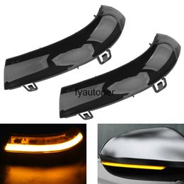 LED Dynamic Turn Signal Light Flowing Side Wing Rearview Mirror Indicator Blinker 2pcs