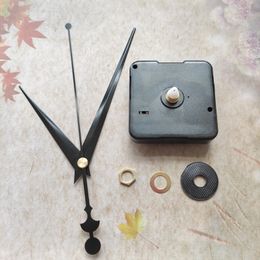 Wholesale 50PCS 12MM Shaft Quartz Clock Movement No Tic Silent Fit Up DIY Black Hands Repair Your Wall Clocks