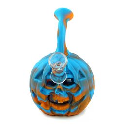 water smoking pipe hookah bong silicone hose joint oil rig bongs pipes wax burner height 6" Christmas Gifts