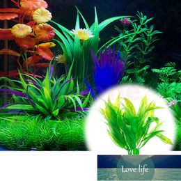 Artificial Plastic Water Plant Grass Aquarium Decorations Plants Fish Tank Grass Flower Ornament Decor Aquatic Accessories Factory price expert design Quality