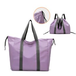 Outdoor Bags Sports Drawstring Bag Large Lightweight Hand Luggage Yoga Female Swimming Gym Handbags Fitness Travel Backpack For Women 2021