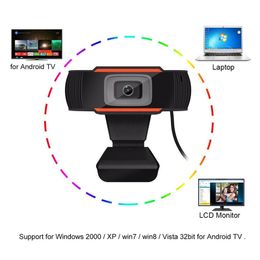 USB 2.0 Without Auto Focus 1080P Video Record HD Webcam Web Camera With MIC Computer PC Laptop