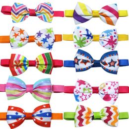 Dog Apparel 100PCS Choose Styles Pet Puppy Cat Bow Ties Adjustable Grooming Accessories Bowties For Small Dogs Product2718