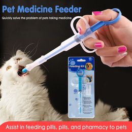 Pet Medicine feeder Syringe Tablet Pill Gun Piller Push Dispenser Medicine Water Milk Syringe Dog Cat Tube Feeder Tools Dog Accessories