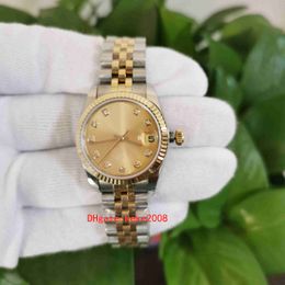 Top Quality Watches WF Maker Ladies 28mm 36mm 179173 waterproof Gold & Steel jubilee bracelet ETA CAL.2671 Movement Automatic Womens Watch Wristwatches